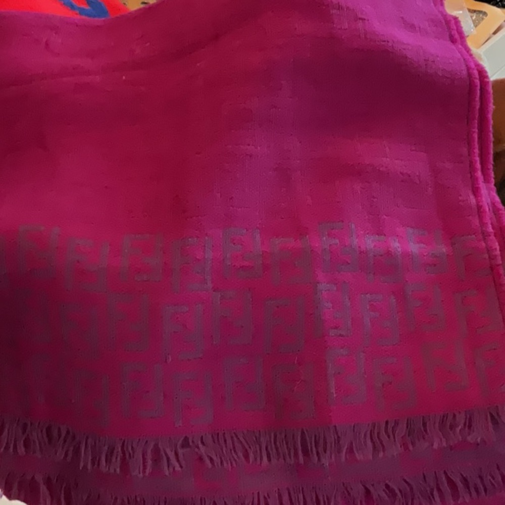 FENDI Scarf Pre Loved Minor Wear